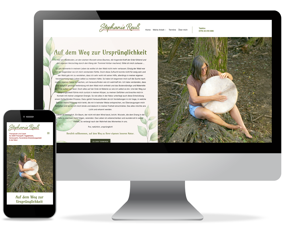 Webseite Stephanie Reuß